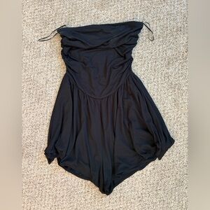 Urban Outfitters black strapless romper